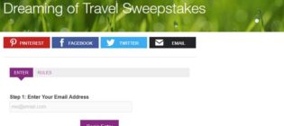 Travel Channel's Dreaming of Travel Sweepstakes