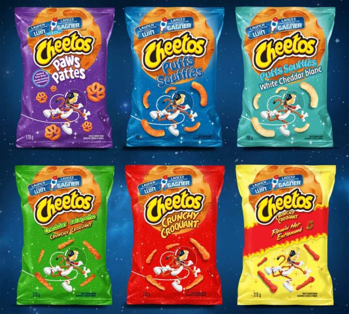 Cheetos Moon Mission Products
