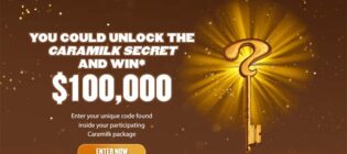 Caramilk Unlock the Secret & you could Win $100,000 Contest