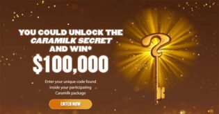 Caramilk Unlock the Secret & you could Win $100,000 Contest