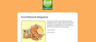Food Network Magazine Potato Sweepstakes