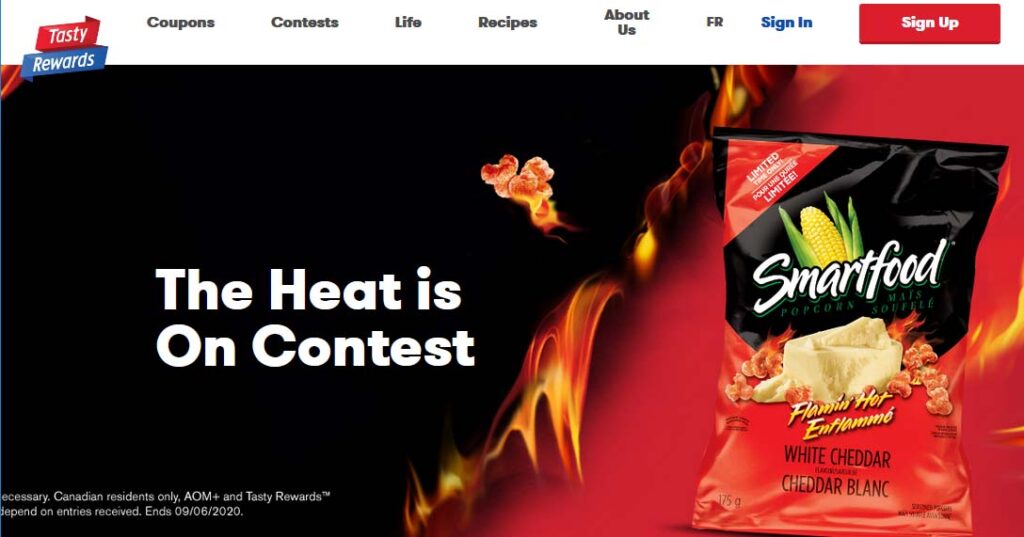 Tasty Rewards Heat is on Contest