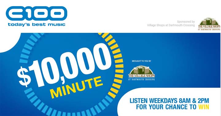 iHeartRadio C100 FM $10,000 Minute contest