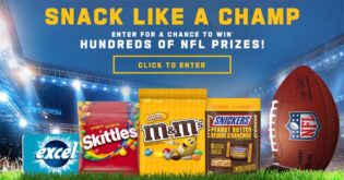 Mars NFL Snack Season Sweepstakes