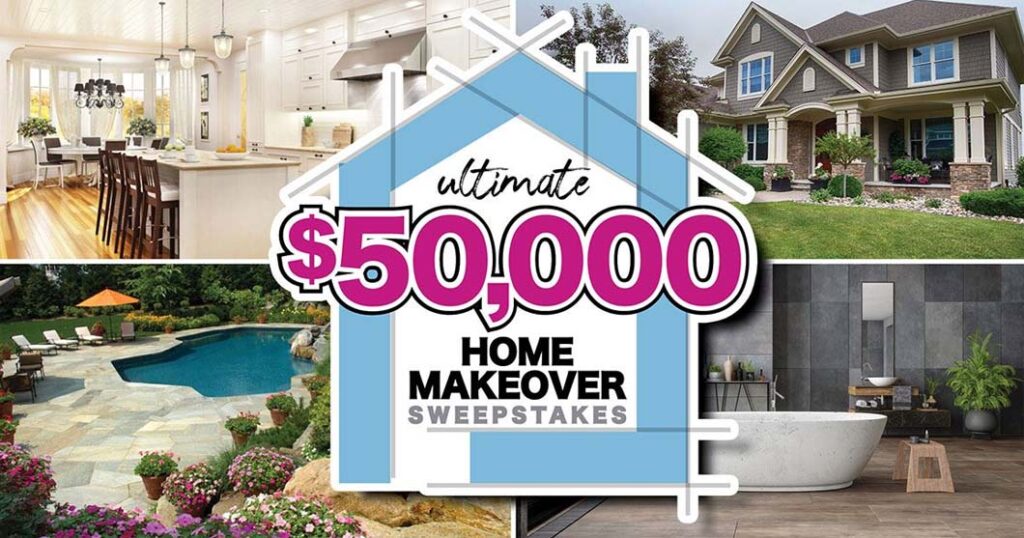 Ultimate $50,000 Home Makeover Sweepstakes