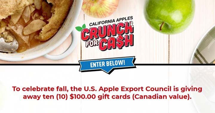 California Apples Crunch for Cash Contest