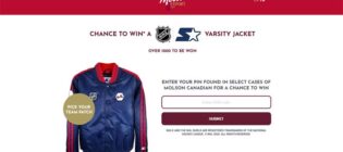 Molson NHL Starter Varsity Jacket Contest