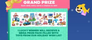 12 Days of Nick Jr. Holiday Sweepstakes & Instant Win Prizes