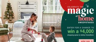 Ashley HomeStore Celebrate the Magic of Home Sweepstakes