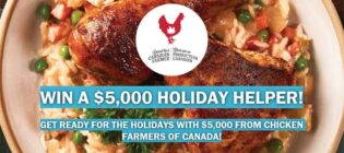 Chicken Farmers of Canada Win a $5,000 Holiday Helper Contest