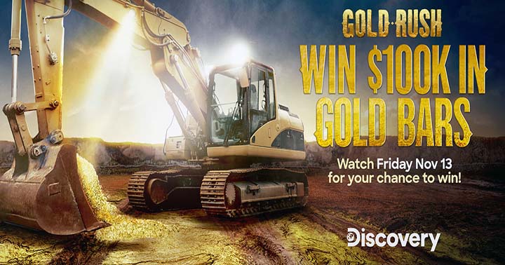Discovery Channel Friday Gold Giveaway