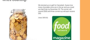 Food Network Magazine Who’s Counting Contest