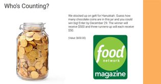 Food Network Magazine Who’s Counting Contest