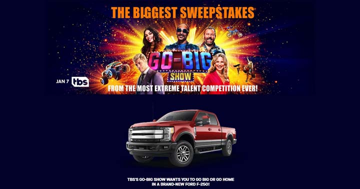 Go Big or Go Home Sweepstakes