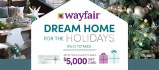 HGTV Wayfair’s Dream Home for the Holidays Sweepstakes
