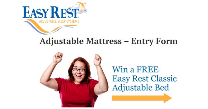 Win a Free Easy Rest Classic Adjustable Bed Sweepstakes