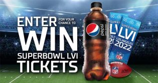 Pepsi Zero Sugar Text to Win Super Bowl Contest