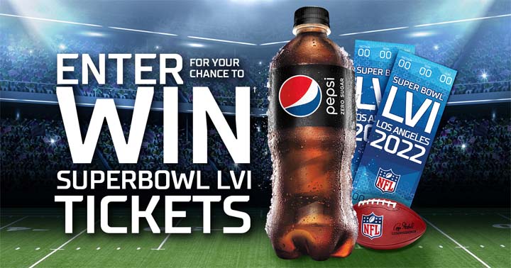 Pepsi Zero Sugar Text to Win Super Bowl Contest