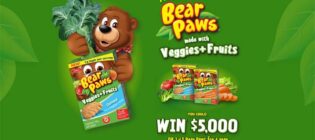 Dare Bear Paws Veggies + Fruits Giveaway Contest