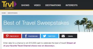 Best of Travel Channel Sweepstakes