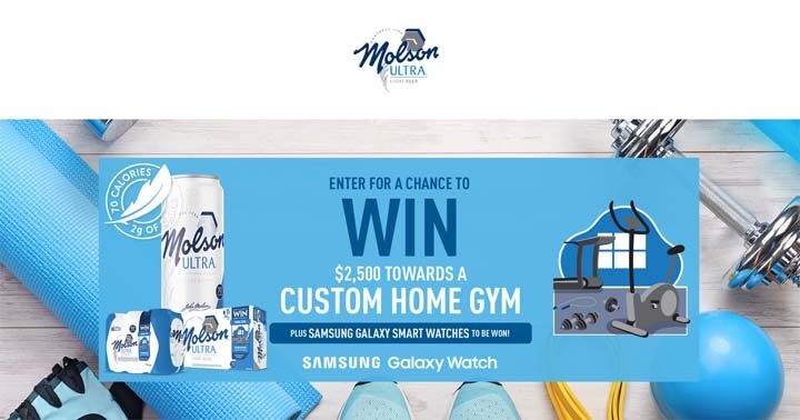 Molson Ultra Workout Give-aways Contest