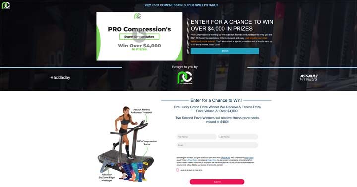 PRO Compression PC Super Sweepstakes