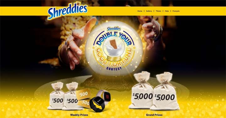 Shreddies Double Your Good Fortune Contest