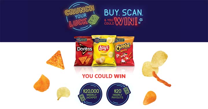 Lay's FritoLay Crunch your Luck Sweepstakes