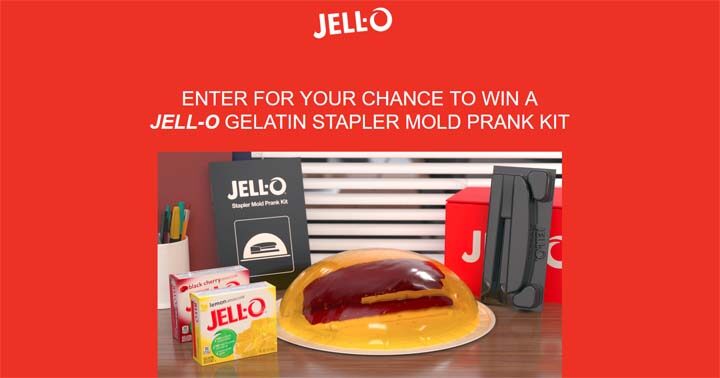 JELL-O Mold Prank Sweepstakes