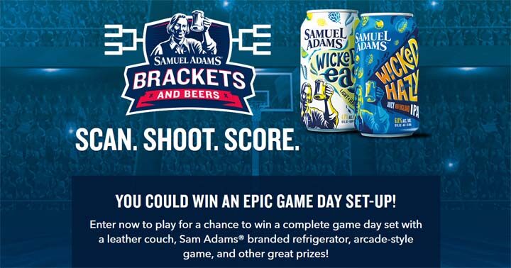 Sam Adams Brackets and Beers Sweepstakes