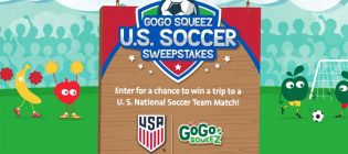 GoGo squeeZ U.S. Soccer Sweepstakes