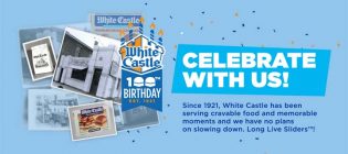White Castle Time Machine 100th Birthday Celebration Promotion