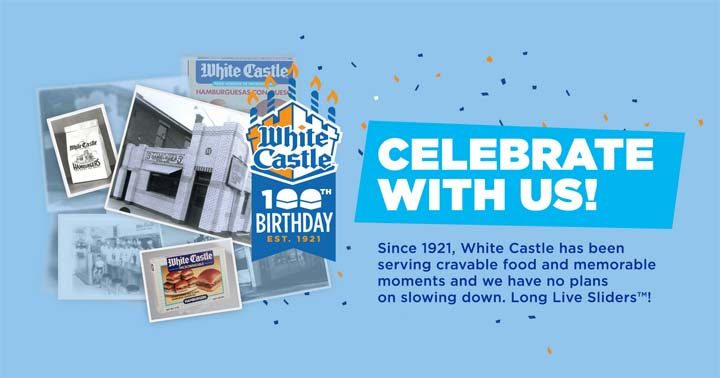 White Castle Time Machine 100th Birthday Celebration Promotion