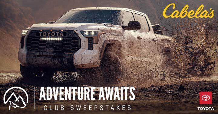 Bass Pro Shops & Cabela’s Club Adventure Awaits Sweepstakes