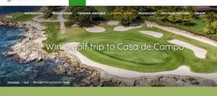Gendron Travel Win your golf trip Contest