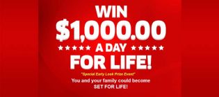 PCH Win $1,000.00 a Day for Life