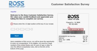 Ross Dress for Less Customer Satisfaction Survey Contest