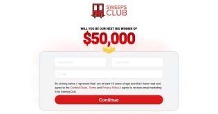 Sweepsclub $50k Grand Prize Sweepstakes