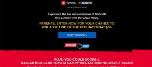 NASCAR Kids 500 Promotion Sweepstakes