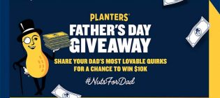 Planters Nuts for Dad Social Sweepstakes