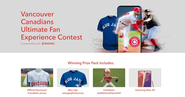 Vancouver Canadians Ultimate Fan Experience Contest