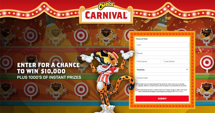 Cheetos Carnival Contest