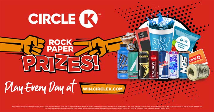 Circle K Rock Paper Prizes Contest