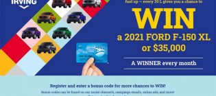Irving Oil A Truckload of Winnings Swipe to Win Contest