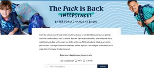 Lands’ End The Pack is Back Sweepstakes