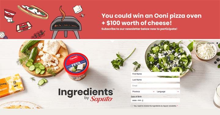 Saputo Fire up your Summer Contest