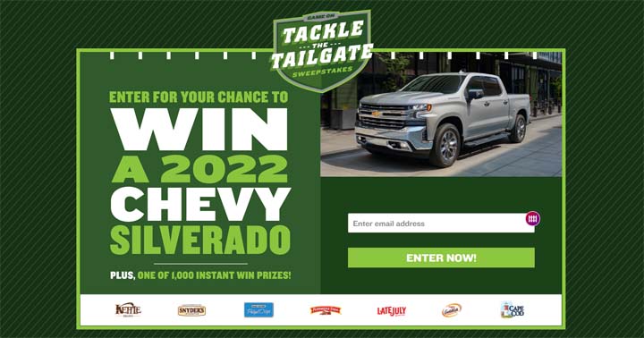 Campbell Soup Tackle The Tailgate Promotion Sweepstakes