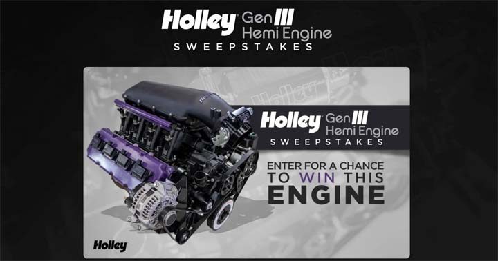 Holley Gen III Hemi Engine Sweepstakes