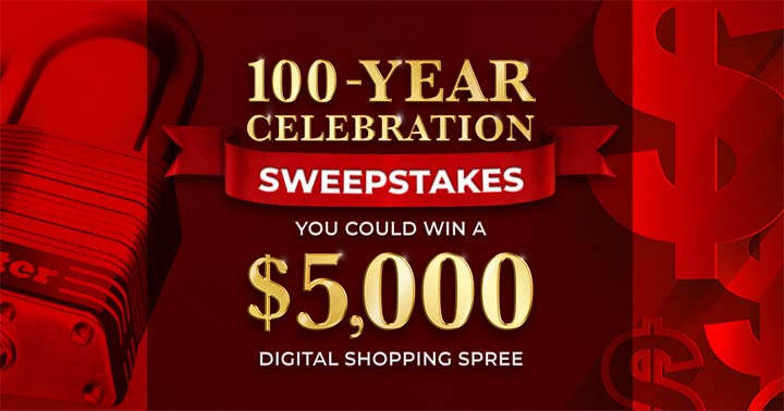 Master Lock 100-Year Celebration Promotion