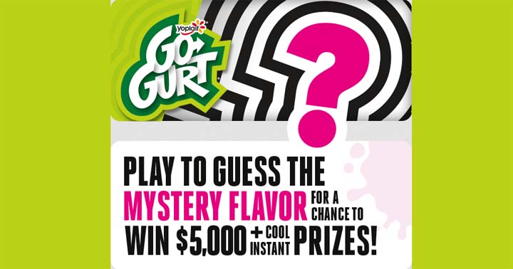 Yoplait Go-GURT Mystery Flavor Sweepstakes